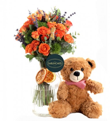 Orange Arbor Teddy Bear